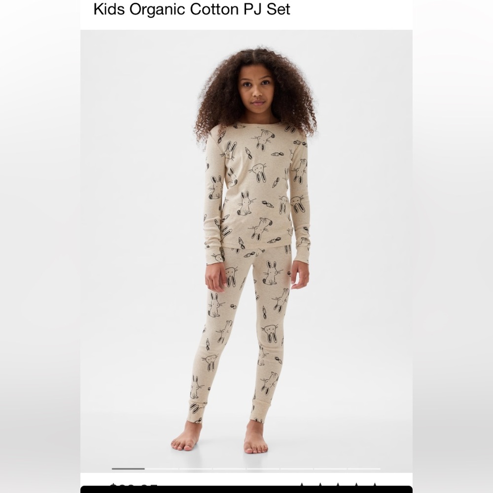NWT Gap kids Easter bunny pajama set, unisex